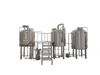 Sistema de elaboración de cerveza semiautomático de 500L Brewpub